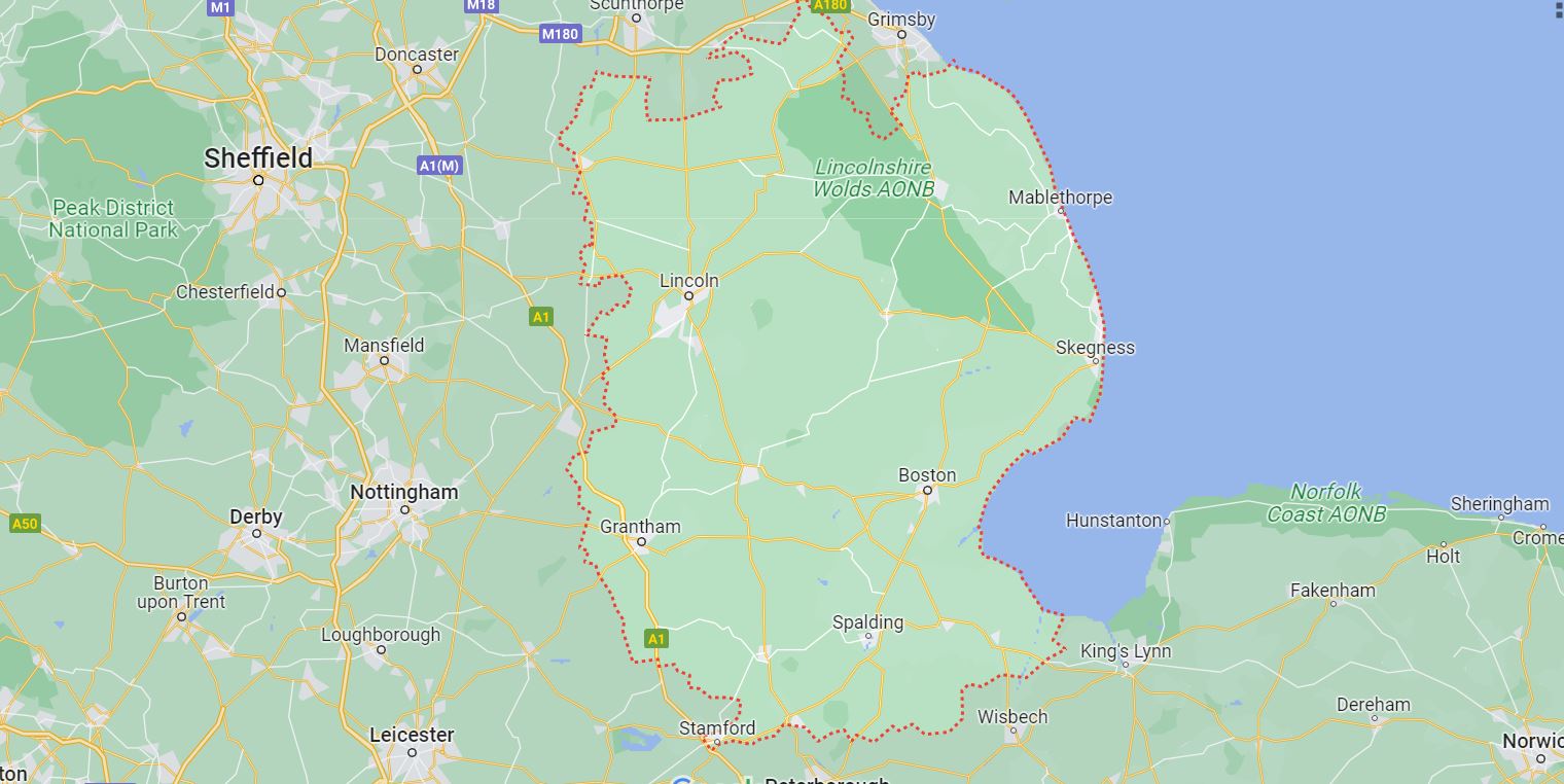 lincolnshire map