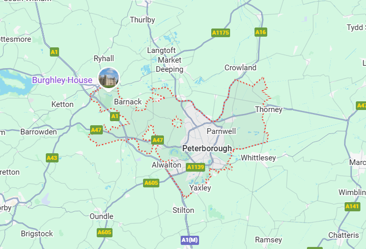 map of peterborough